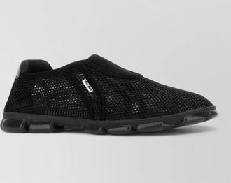 Miu Miu mesh slip on sneakers rubber sole