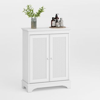 STILVORA Armario De Ba&ntilde;o Con 1 Puerta Y Estante Ajustable, En Mdf, Blanco, Para Ba&ntilde;o Cocina Sal&oacute;n