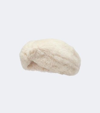 Max Mara Alpaca, wool, and silk teddy headband