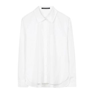 Luisa Cerano Overhemden, Dames, Wit, S, Katoen, Shirt Blouse