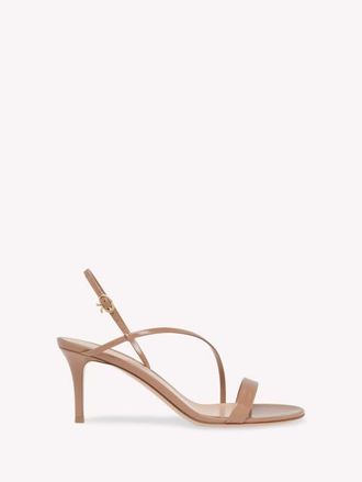 Gianvito Rossi Manhattan 70 Sandal in Pink Leather at Nordstrom, Size 36.5