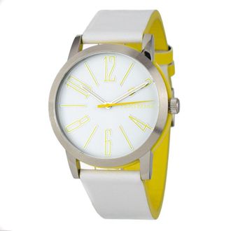 Pertegaz Witte Leren Horloge