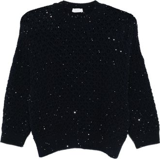 PESERICO Long-sleeved Crewneck Sweater