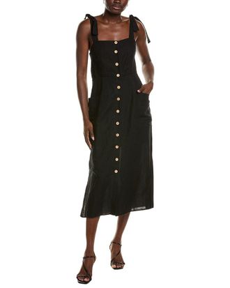 Emerson Fry Lillian Linen-Blend Dress
