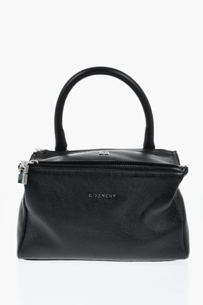 Givenchy Hammered Leather Bag PANDORA with Silver-Effect Logo Givenchy