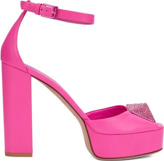 Valentino Garavani open-toe platform pumps - Pink