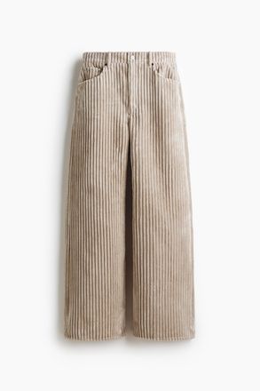 H&M Cordhose in Bootcut - Beige