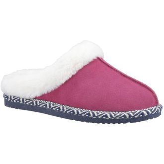 Hush Puppies Amara Su&egrave;de Vrouwen Roze Pantoffels