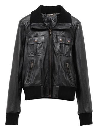 【関税&送料込】Chloe Brown Polyester Blend Bomber Jacket Chloe Jacket - Faux Leather Bomber Jacket in Brown | Showpo