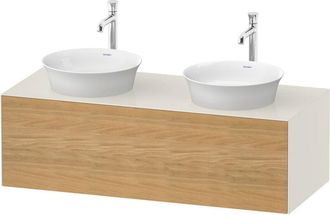 Duravit Tulip Blanco, Mueble De Pared, Ancho 1300 X Fondo 550mm, - Duravit
