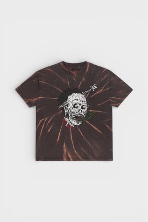 Gallery Dept. Mens. Glitch Tee Sun-Faded Wizer Black Cotton - Size X-Large
