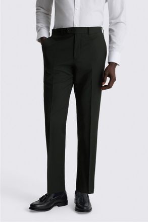 Moss Performance Tailored Fit Dark Green Trouser