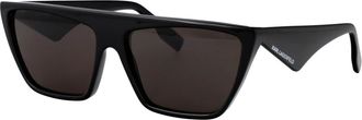 Karl Lagerfeld Kl 6186S Zonnebrillen - unisex - Zonnebrillen - Zwart - 60 MM - Accessoires