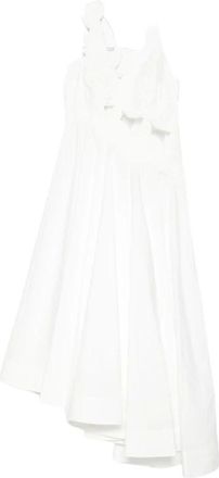Zimmermann Party Dresses, female, White, Size: M Luna Applique Midi Dress