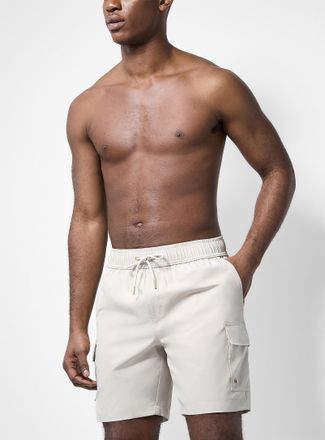 Simons Mens Cargo-pocket long swim trunk