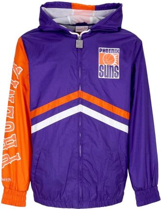Mitchell & Ness NBA Onweerstaanbare Windbreaker Paars - Heren - Fitness - Paars - L - Polyester - Fitness