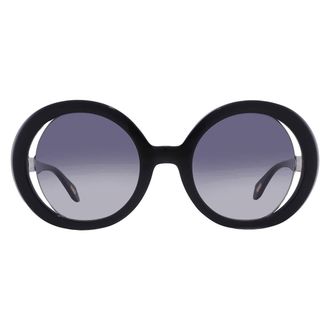 Just Cavalli Smoke Gradient Oval Ladies Sunglasses SJC028 0700 51