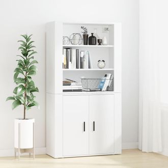 Berkfield Home Highboard White Engineered Wood