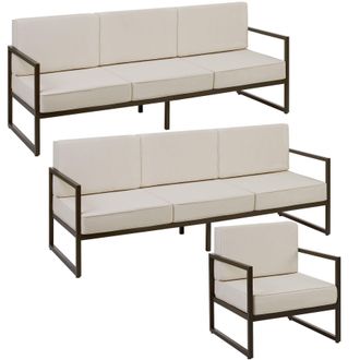 TecTake Garden Furniture Comosa in Brown | Size: Large