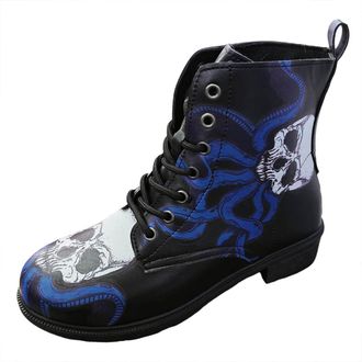 Generic 2026 Office Women Womens Plus Size Low Heel Ankle Walking Boots Rain Easy On Block Cold Weather Commute, Waterproof Wellies Short (5) Blue