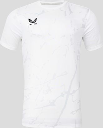Castore Mens Marble Performance Tee - Brilliant White