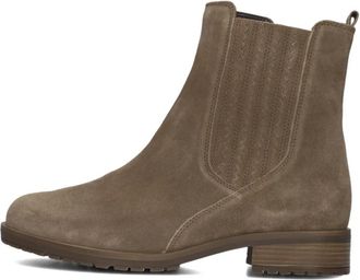 Gabor Beige Enkellaarsjes- Model 022 - Dames - Enkellaarsjes - Beige - 39 EU - Leer - Schoenen