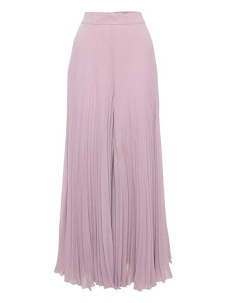 Max Mara Pantaloni plissettati Pre-owned - Viola