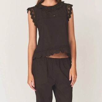 The Garment Kirsten Cloth Crew Neck Top In Brown