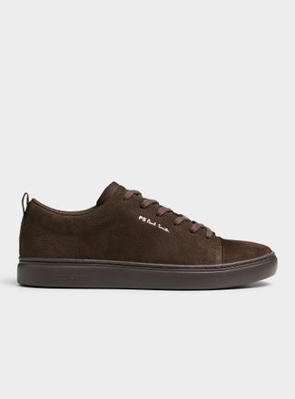 Paul Smith Mens Lee espresso suede sneakers Men