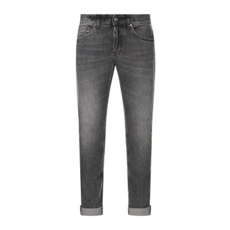 Dondup Jeans, Heren, Zwart, W30, Katoen, George Skinny Jeans