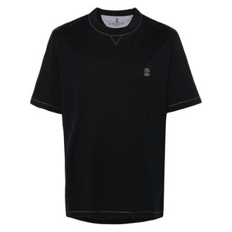 Brunello Cucinelli Contrast-stitching T-shirt