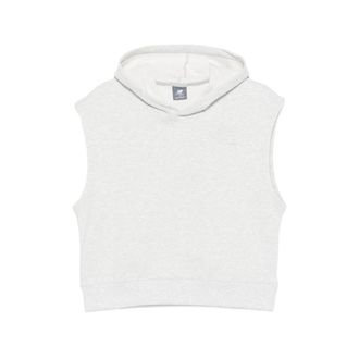 New Balance Sleeveless Logo-embroidered Hoodie
