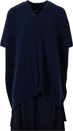 High Prudence Cape - Dames - Vesten - Blauw - XS - Wol - Truien & Vesten