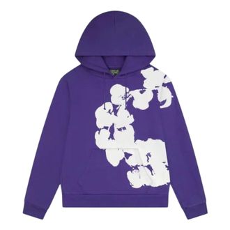 Denim Tears Big Cotton Wreath Sweatshirt Purple SS25THD0634