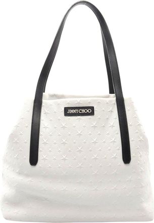 Jimmy Choo London Sofia M Star Embossed Tote Bag
