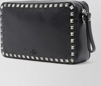 Valentino Garavani shoulder bag nylon silk studded texture