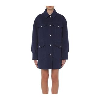 Moschino Mujer, Abrigos, Azul, Talla: XS