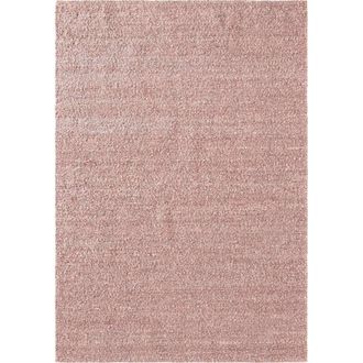 Ted Baker Portobello Handwoven Soft Plain Living Room Rug in Dusty Pink | Size: 120 cm x 170 cm