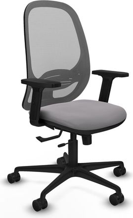 Piqueras y Crespo Silla De Oficina Piqueras Y Crespo Cilanco Gris Cuero Sint&eacute;tico Espuma