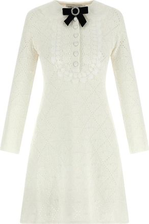 Self Portrait Dames, Jurken, Wit, Maat: S Katoen