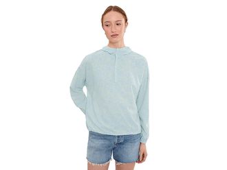 Royal Robbins Salathe Sun Hoodie Long Sleeve Womens Clothing Skyway Solar Print : LG, Polyester