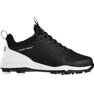 Rawlings Roster 174931 Mens Black White Lace Up Baseball Cleats Hawk2883