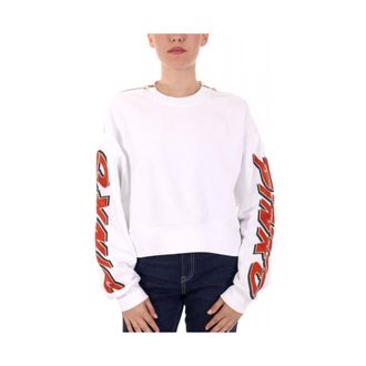 Pinko Mujer, Sudaderas, Blanco, Talla: M