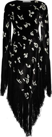 Philosophy di Lorenzo Serafini Elegante Asymmetrische Lange Jurk - Dames - Feestkleedjes - Zwart - S - Kleedjes