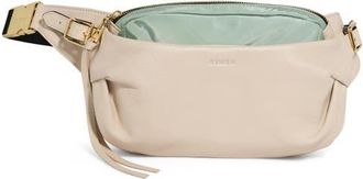 Aim&eacute;e Seeker Leather Sling Bag in Limestone Healers Green at Nordstrom