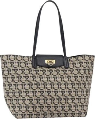 Ferragamo Pre-owned Tote Bags, female, Multicolor, Size: ONE SIZE Pre-owned Tote Bag