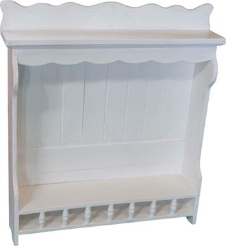 OEM Estanter&iacute;a De Pared Estilo Shabby Chic Con Barandilla