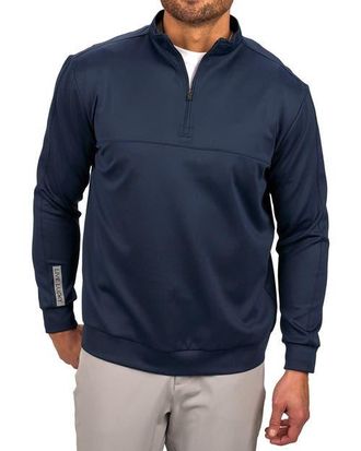 Black Clover Cross Q-Zip in Navy at Nordstrom, Size Xx-Large