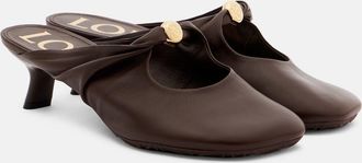 Loewe Mules Pebble 45 in pelle