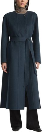 Lafayette 148 New York Split Sweep Longline Cashmere Coat